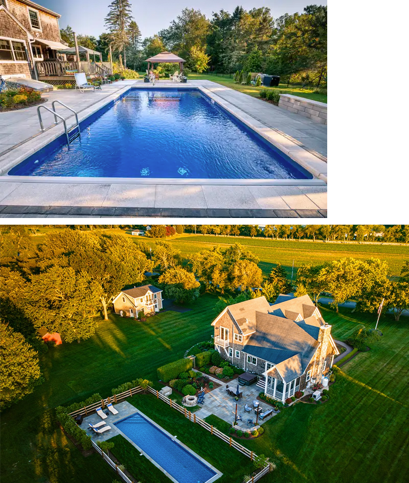 Landscape overview - Pool overview - Fenced Pool