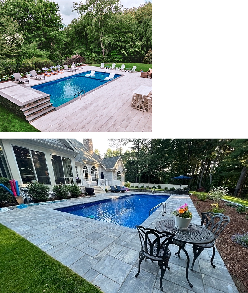 Landscape overview - Pool overview - Fenced Pool
