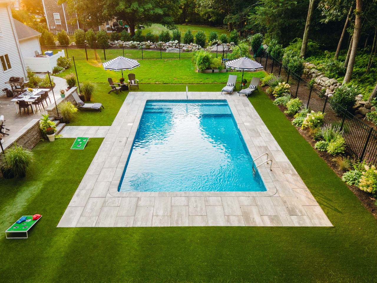Inground Pool Installer Gallery - AMD Pools and Patios