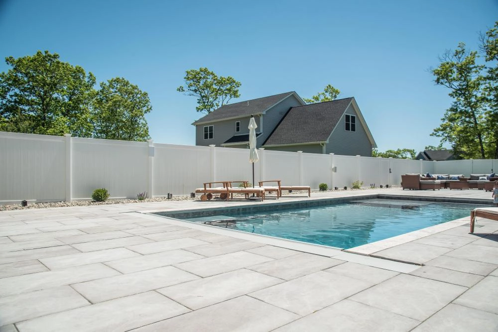 Coventry, RI finished pool view