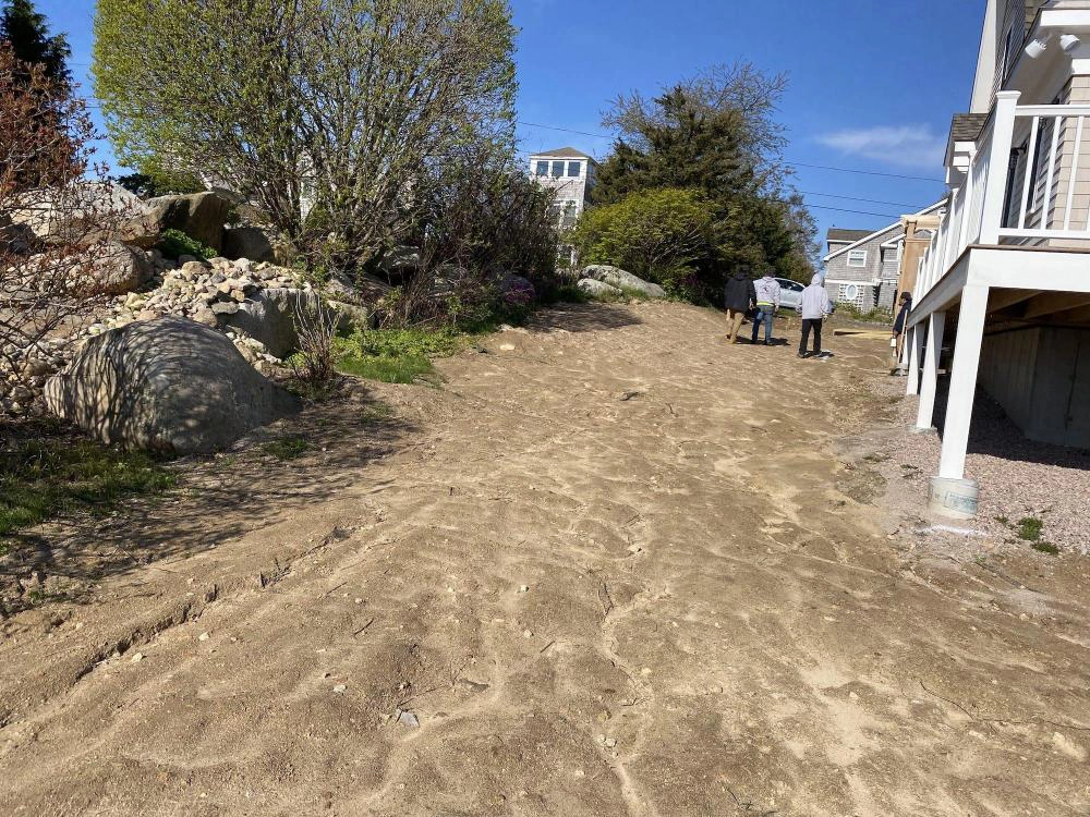 Charlestown, RI before pavers