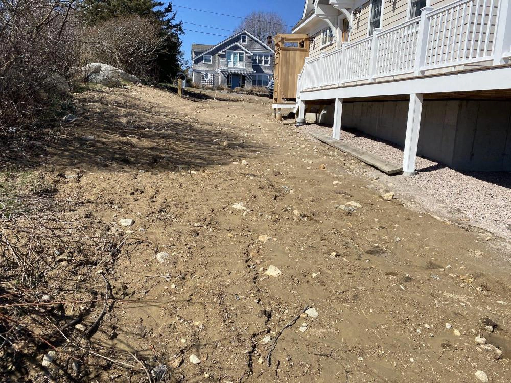 Charlestown, RI before pavers 2